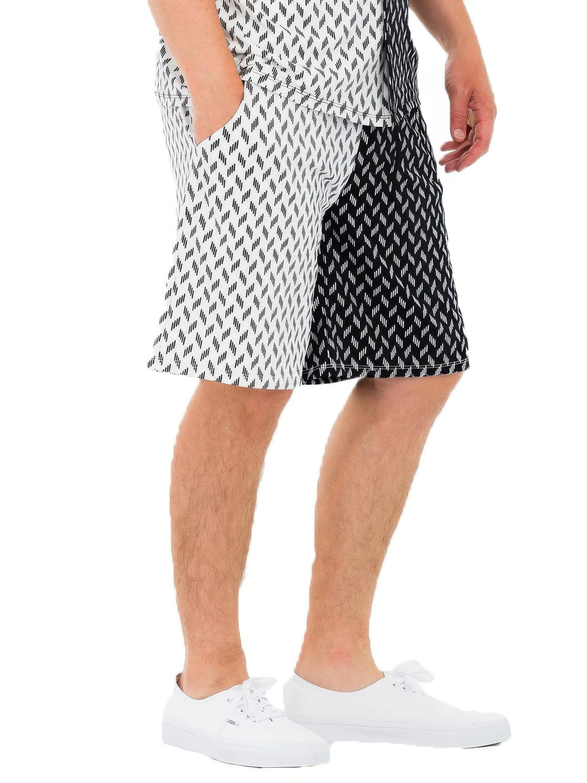 Men's Diamond Print Stretch Shorts