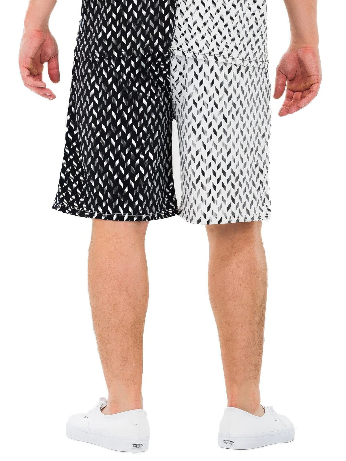 Men's Diamond Print Stretch Shorts