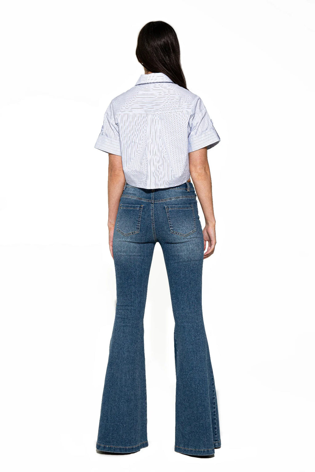 Signal Flare High-Rise Panel Jeans