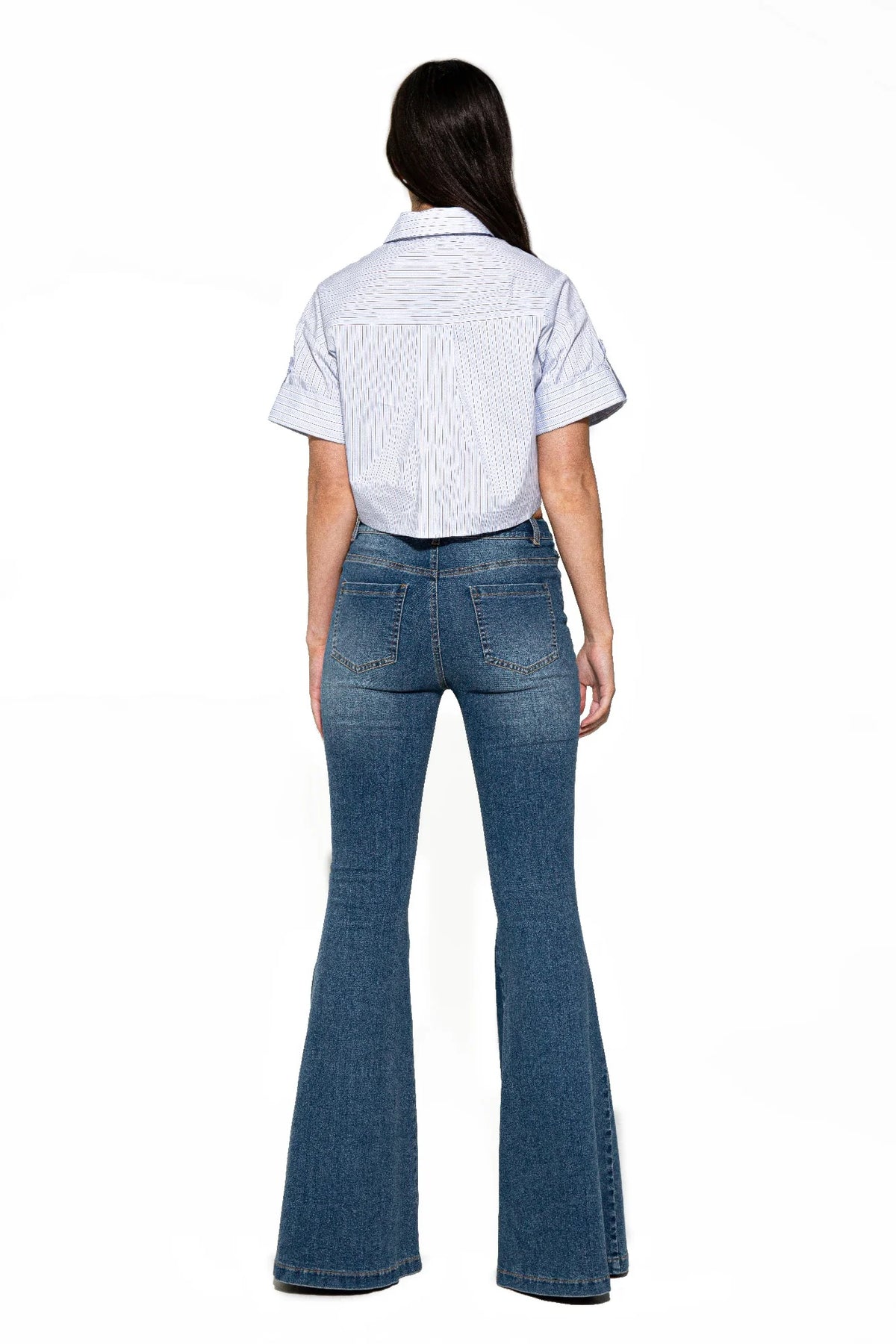 Signal Flare High-Rise Panel Jeans